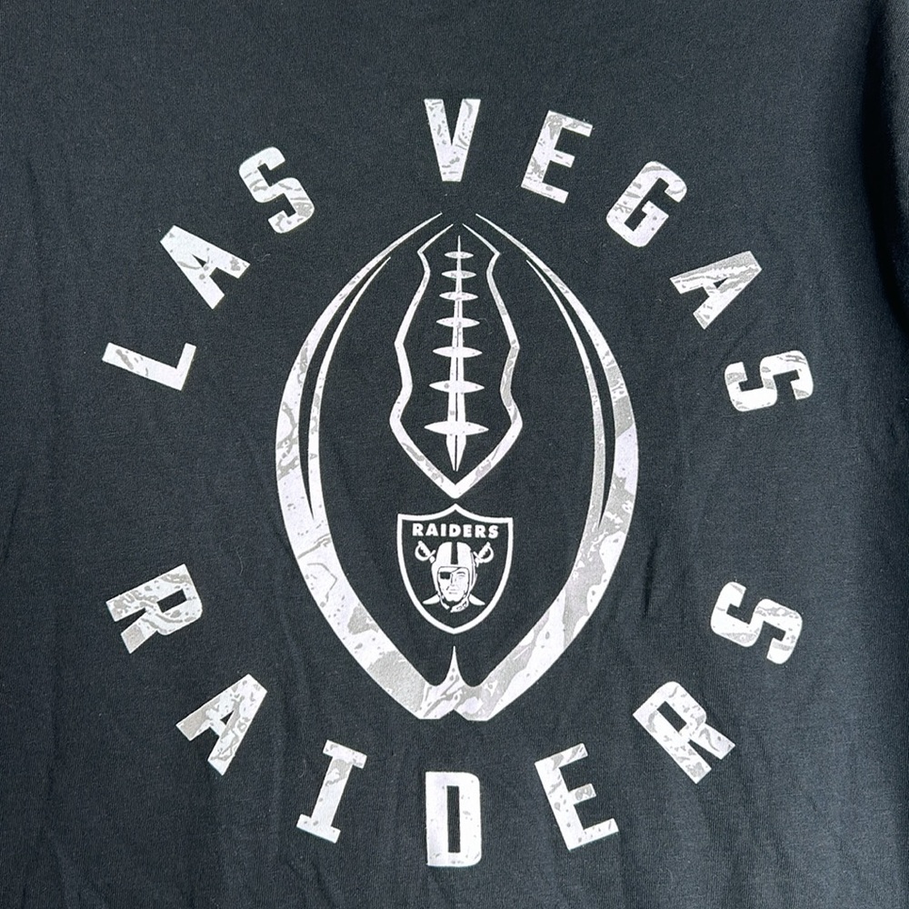 NWT NFL Youth XL Black Las Vegas Raiders T Shirt - Picture 6 of 8